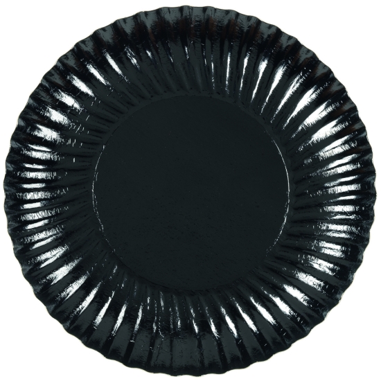 25 OU 50 ASSIETTES CARTON NOIR